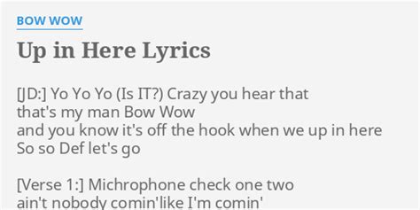 Up in here lyrics - Oxford’s 2023 Word of the Year is “rizz.”. Dictionary publisher Oxford University Press defines the viral term, which is short for charisma, as “someone’s ability …